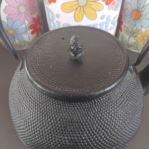 Large Japanese Cast Iron Kettle Vintage Tea Pot 1.5 Litre - Picture 3 of 6