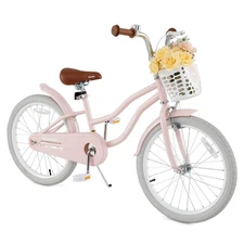 20" Kids Bike w/  Height Adjustable Handlebar & Seat Hand Brake & Coaster Brake