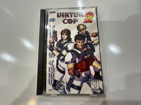 Virtua Cop 2 (Sega Saturn) CIB Complete w Manual + Registration + Foam EX