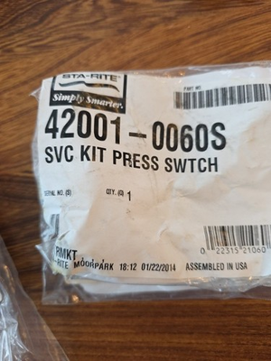 #ad #ad Pentair Sta Rite Water Pressure Switch 42001 0060S $50.00