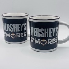 Set of 2 Hershey's Chocolate S'mores Coffee 12 oz Mugs