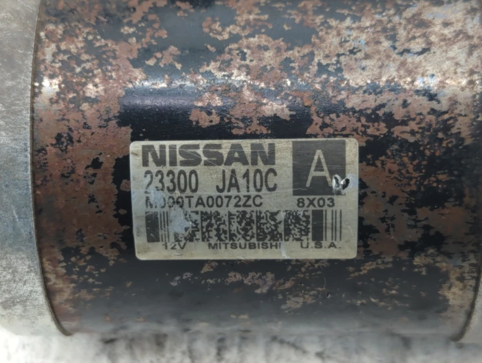 Nissan Máxima 2009-2014 motor de arranque de coche solenoide fabricante original POU88 Foto 2 de 4