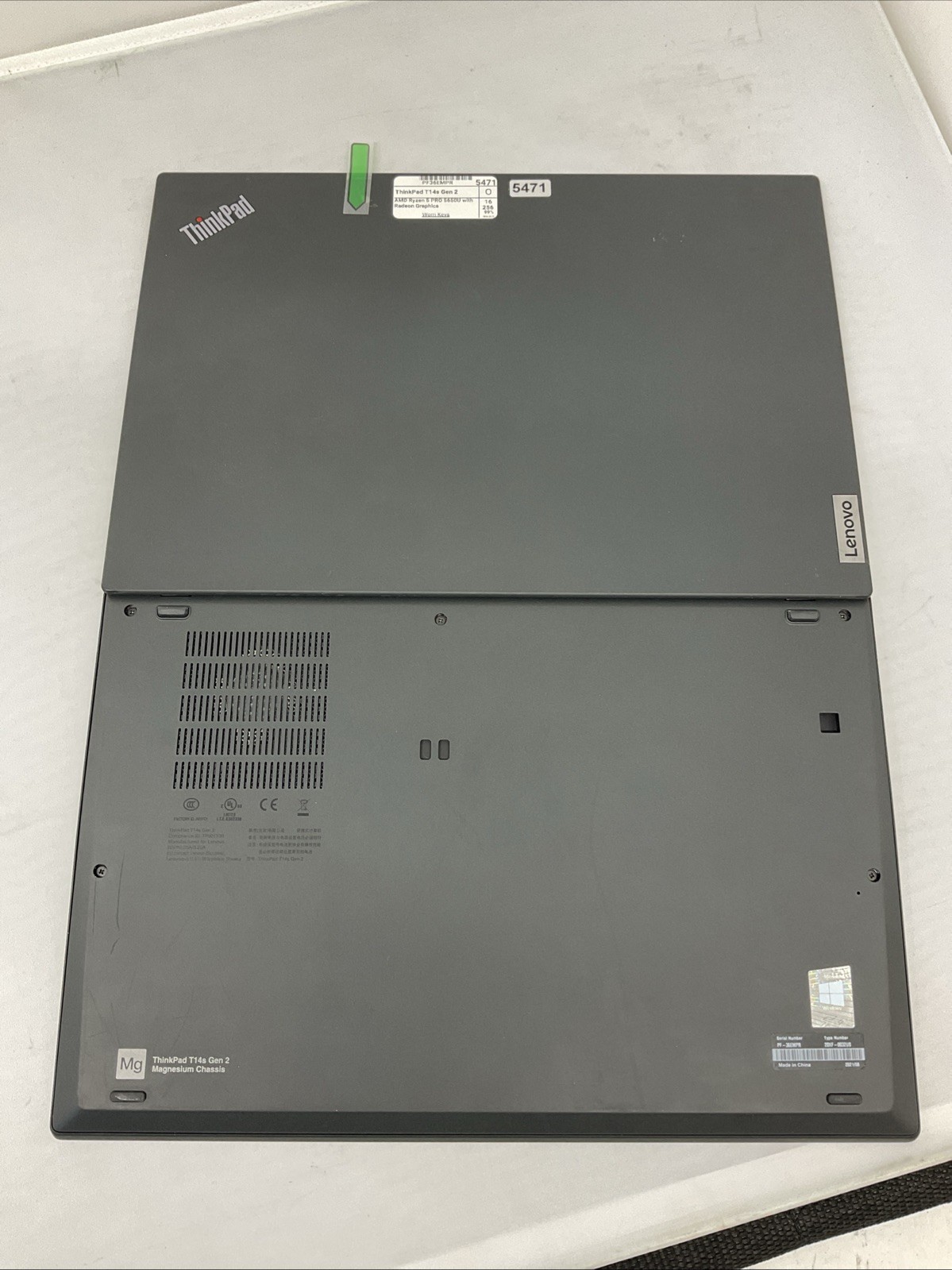 Lenovo ThinkPad T14s Gen 2, 14-Inch Laptop, with AMD Ryzen 5, 256 GB NVMe (Non-Volatile Memory Express), Windows 11 Pro