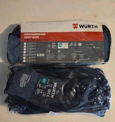 Würth MultiFit Nitril 2×Pakete Größe 10 Arbeitshandschuhe-Montagehandschuhe Neu 