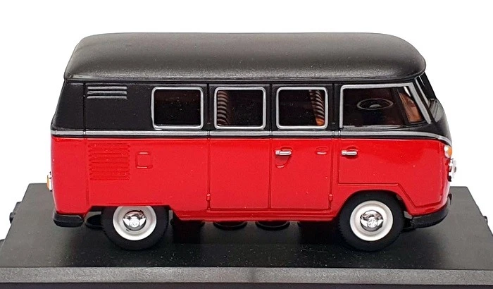 Cararama 1/43 Scale CARA04 - VW Volkswagen Microbus - Red/Black - Image 3 of 4