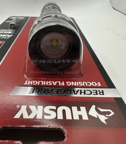 Husky 1200 Lumens Dual Power LED Rechargeable Focusing Flashlight (PVL-FLT-0020) - Afbeelding 5 van 6