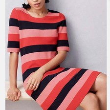 Ann Taylor Striped Knit Dress, size Medium