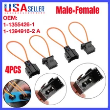 2Pair Fiber MOST Optical Optic Loop Bypass Male&Female Adapter Cable 1-1355426-1