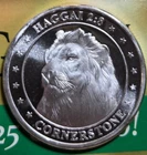 1 oz Silver Round - Haggai-2:8..LION... .999 fine Silver...Cornerstone Mint