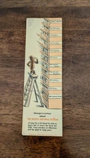 Vintage 1967 CURIOUS GEORGE Dewey Decimal Children's Bookmark Library Relic 