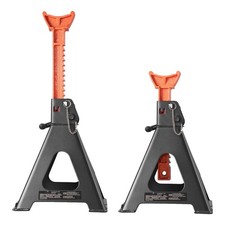 6 Ton Heavy Duty Jack Stands Pair Adjustable Height Double Lock Mechanism 6 Ton Heavy Duty Jack Stands Pair Adjustable Height Double Lock Mechanism