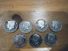 Lot of 7 - - - 1776-1976 S  Bicentennial Kennedy Half Dollar Coins