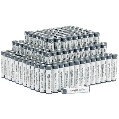 Long-Lasting 150-Pack AAA Alkaline Batteries - 1.5 Volt, Eco-Friendly Design