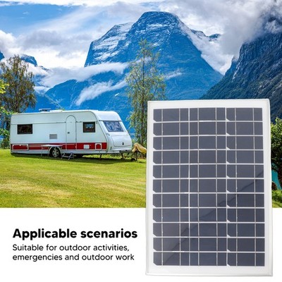 100W Solar Panel Kit Fast Charging 12V Dual USB Solar Panel Car Battery Charger