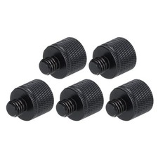 5Pcs Mic Stand Adapter 1/4 Female to M8 Male Thread Screw Adapter Aluminum
