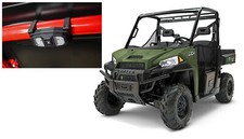 300 Lumens LED Dome Light Cage Clamps Billet Mount for 2014-Under Polaris Ranger