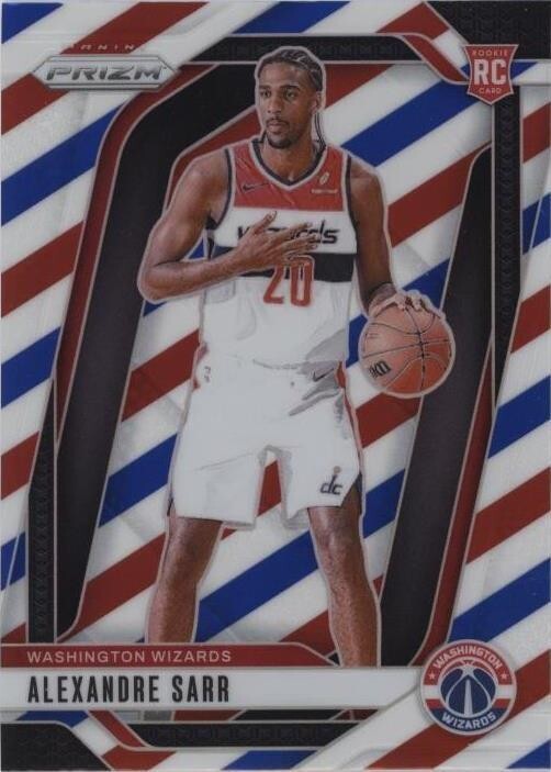 2024-25 Panini Prizm - Alexandre Sarr #264 Red White & Blue