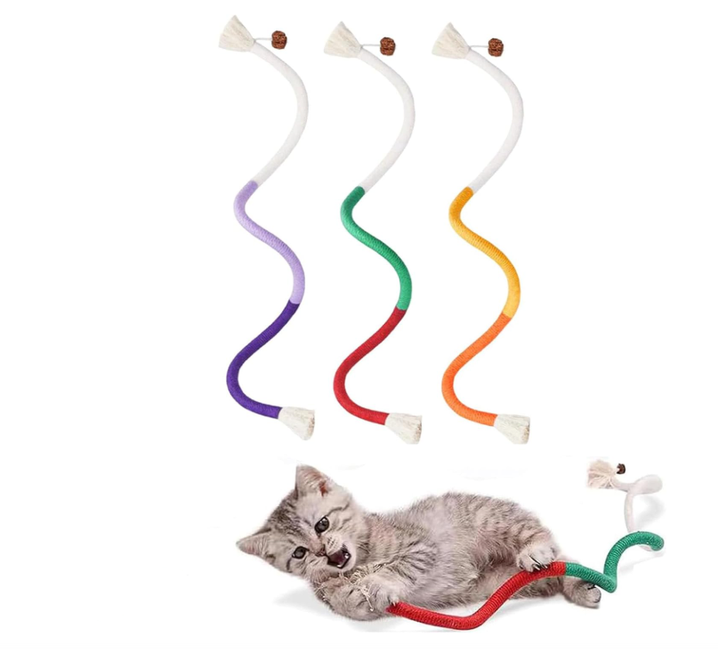 Celerys Pets Cat Chew Rope, Catnip-Infused Organic Cotton Chew Rope Toys |  eBay