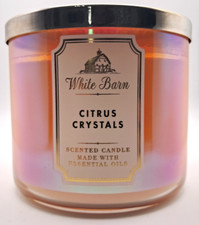 NEW! Bath & Body Works Citrus Crystals 3 Wick...