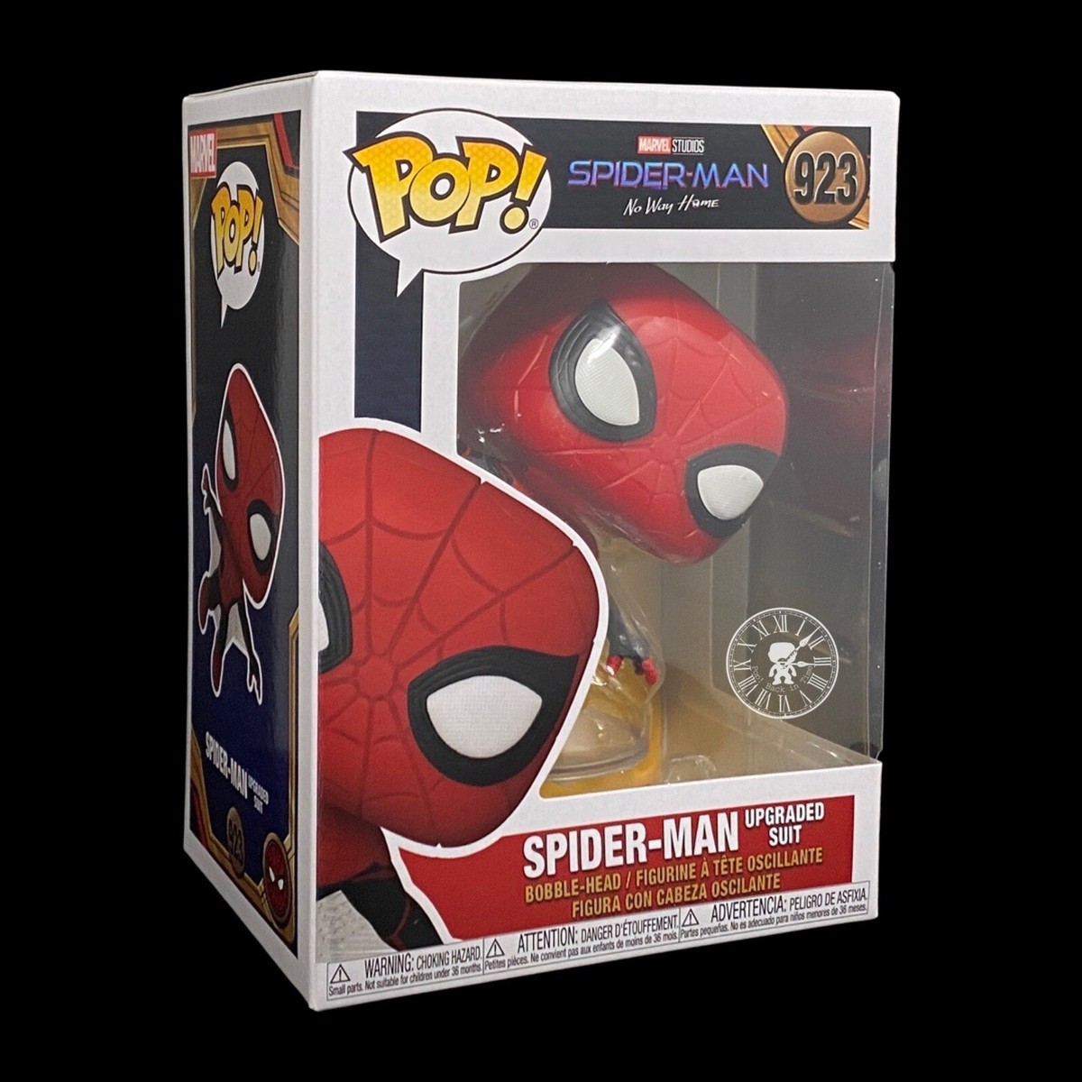 Funko Pop + Protector! Marvel #923 No Way Home Spider-Man Upgraded