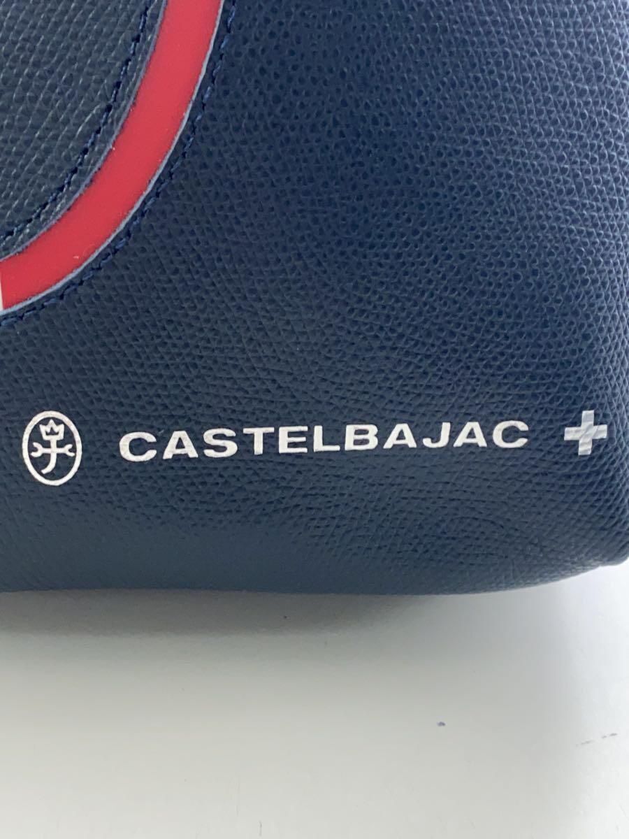 CASTELBAJAC Waist Bag 032911 Leather Navy Made in Japan Used CASTELBAJAC Waist Bag 032911 Leather Navy Made in Japan Used