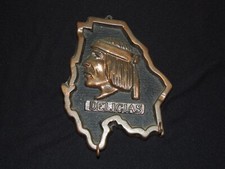 Vintage Delicias Native American Indian Chief wall Key Hanger Holder