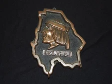 Vintage Delicias Native American Indian Chief wall Key Hanger Holder