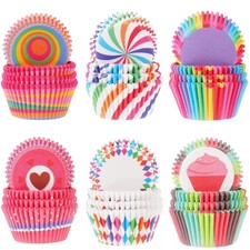 600 Pièces Caissettes Cupcake Cupcake Papier Cuisson Moules de Cuisson Antiad...