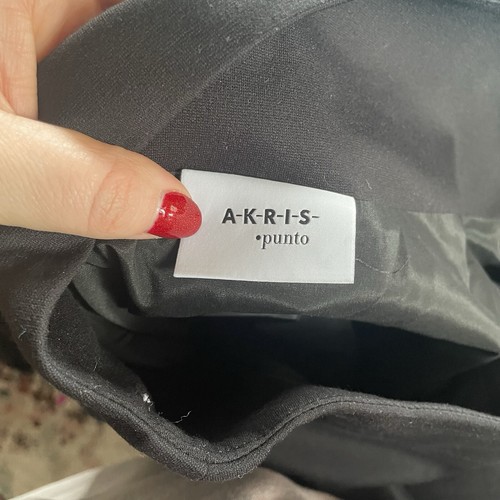 Akris Punto NWT black trumpet skirt Size 8 - Picture 5 of 9