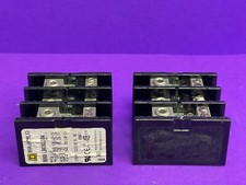 Square D 9080LBA36210 Panel Mount Barrier Terminal Block,175A 600V,3P [Lot of 2]