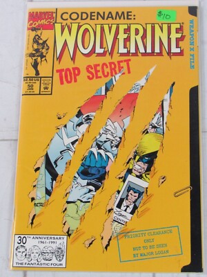 Wolverine #50 Jan. 1992 Marvel Comics