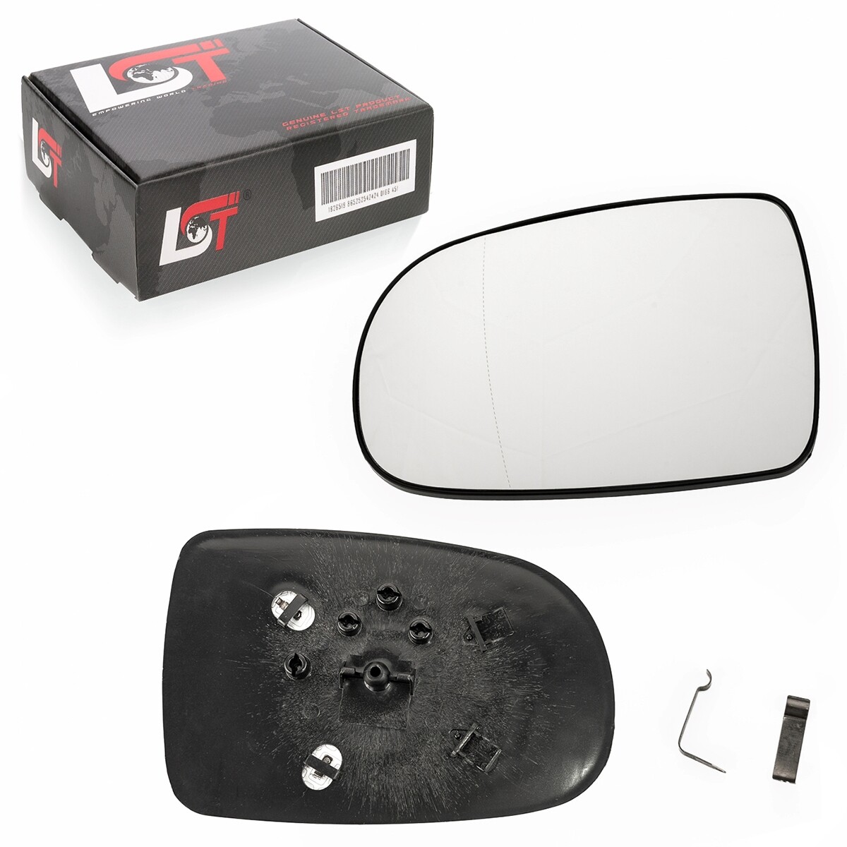 Exterior Mirror Glass Heated Aspherical Left for Opel Corsa C X01 F08