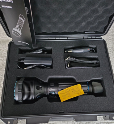 Olight X9R Marauder 25000 Lumens - Brightest Flashlight with Case