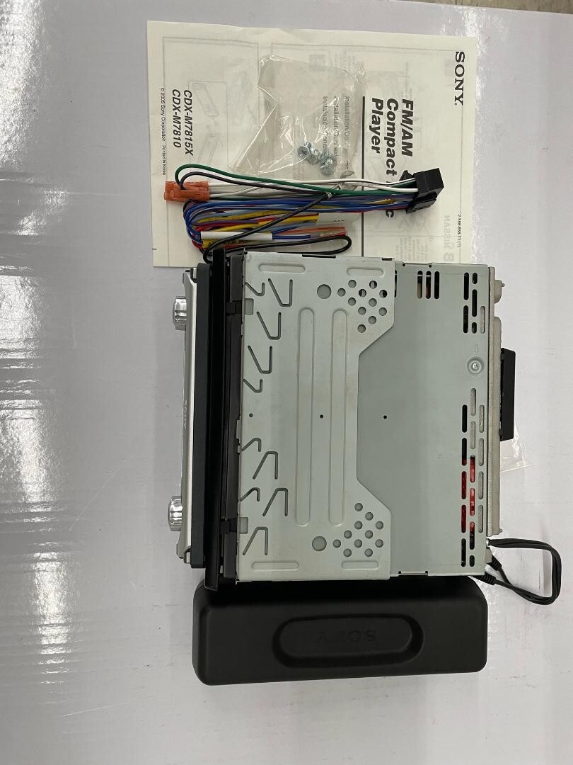 SONY CD&MDプレーヤー SONY CDX-M7810 CDプレーヤー｜Yahoo!フリマ（旧PayPayフリマ）