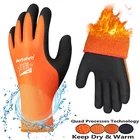 Thermal Insulated Waterproof Freezer Gloves DOUBLE LATEX Mens Women Winter Work