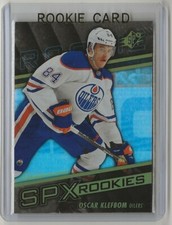 14-15 2014-15 SPx #130 Oscar Klefbom Rookie Edmonton Oilers Upper Deck