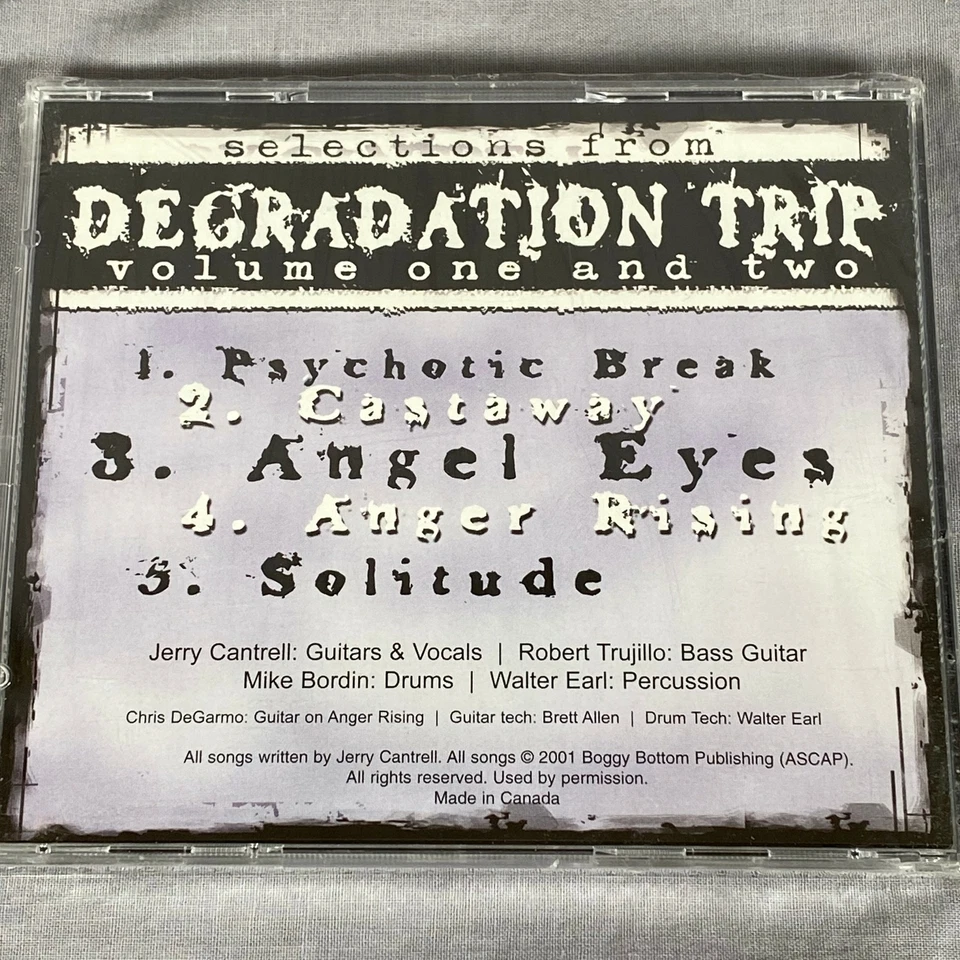 Jerry Cantrell Degradation Trip Promo CD Maxi Single Robert Trujillo Mike Bordin Foto 3 de 3