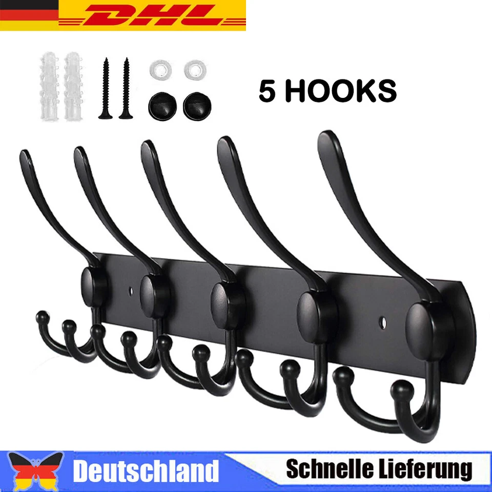 Exclusivo perchero de pared de acero inoxidable perchero perchero perchero perchero gancho - Imagen 4 de 4