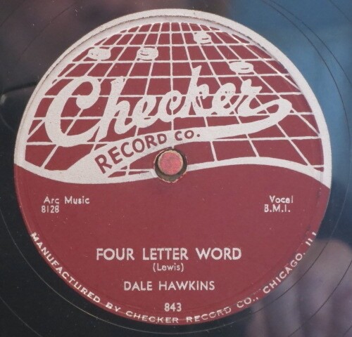 Dale Hawkins 78 RPM / See You Soon Baboon & Four Letter Word (318-0524-HS) - Picture 2 of 2