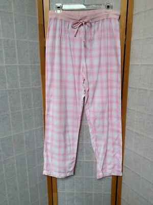 F by FORTUNA VALENTINO Pink/White Pajama Pants Size S/CH Women's
