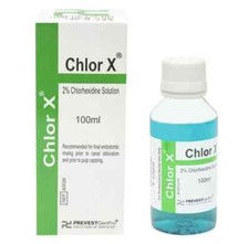 Dental Prevest Chlor X 2 chlorhexidine solution for final irrigation Free Ship