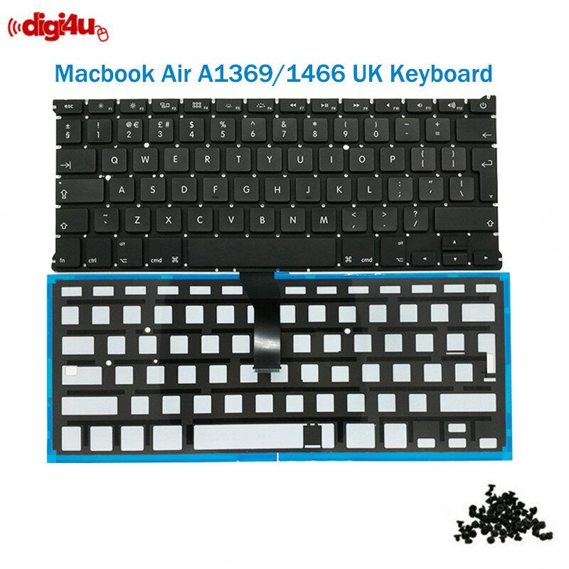 Apple MacBook Air 13インチ　Early 2014　USキー Genuine Apple Macbook Air 13 A1369 A1466 2011-2017 UK Layout