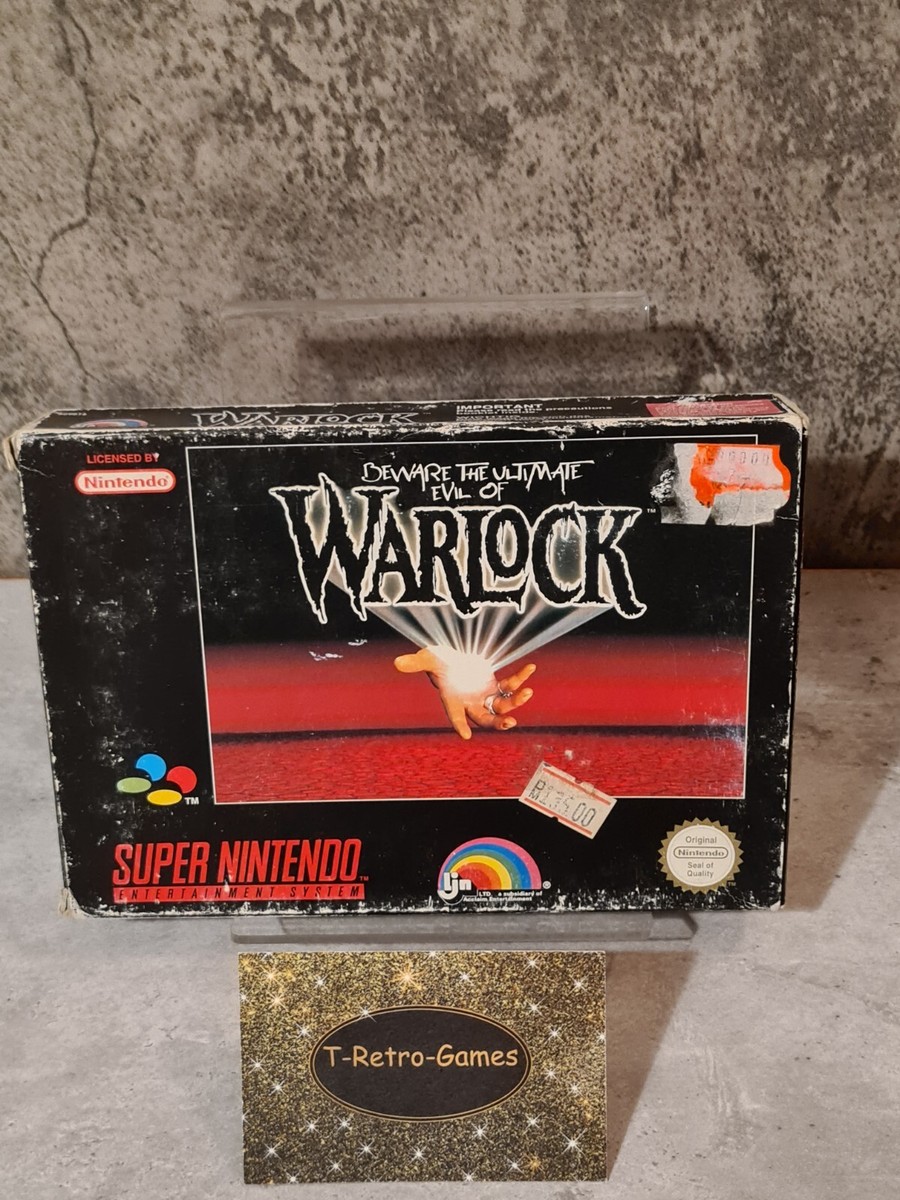 SNES Super Nintendo Beware The Ultimate Evil of Warlock OVP und