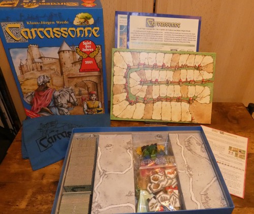 Carcassonne - inkl. Erweiterung Händler und Baumeister + Säckchen - Top-Zustand - Bild 3 von 4
