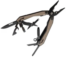 Blackhawk EDC Muilt-Tool Black Zytel 4.13" Closed 14 Tools Zytel Handles Tan