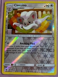 Cinccino 86/111 Reverse Holo - Sun & Moon: Crimson Invasion