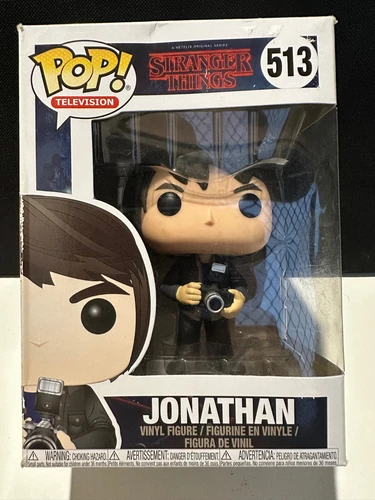Funko Pop! Vinyl Television Netflix Stranger Things JONATHAN 513 Vaulted Figure