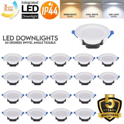 10-60 Pack 4 Inch 3CCT Canless Lighting Ultra-Thin Recessed Ceiling Lights