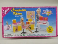 Gloria,Barbie Size Doll House Furniture/(21022) Computer Room 