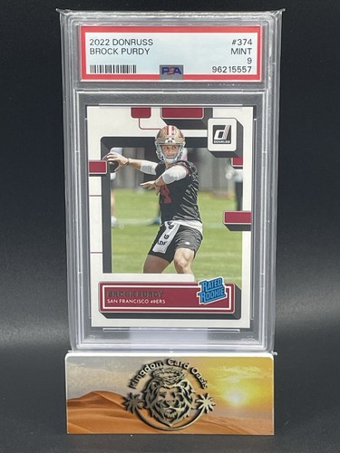💎 2022 Panini Donruss - Rated Rookie - Brock Purdy #374 Rookie (RC) PSA 9 💎